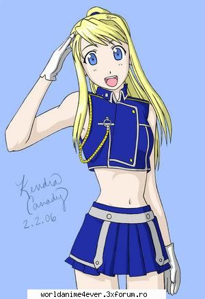 care ii pers preferat al vostru din full metal alchimist ?
poi a meu ii winry si ed pers. preferat